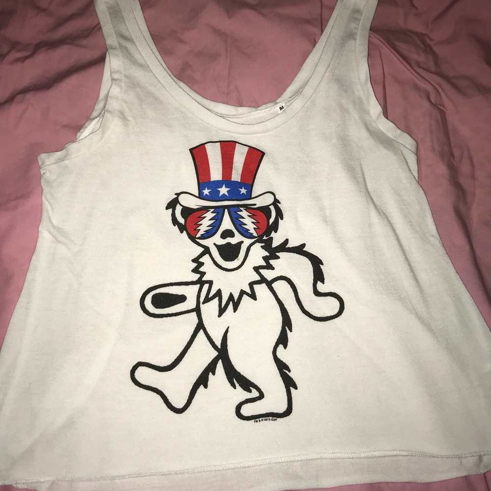 Patriotic Mighty Fine Bear Tank